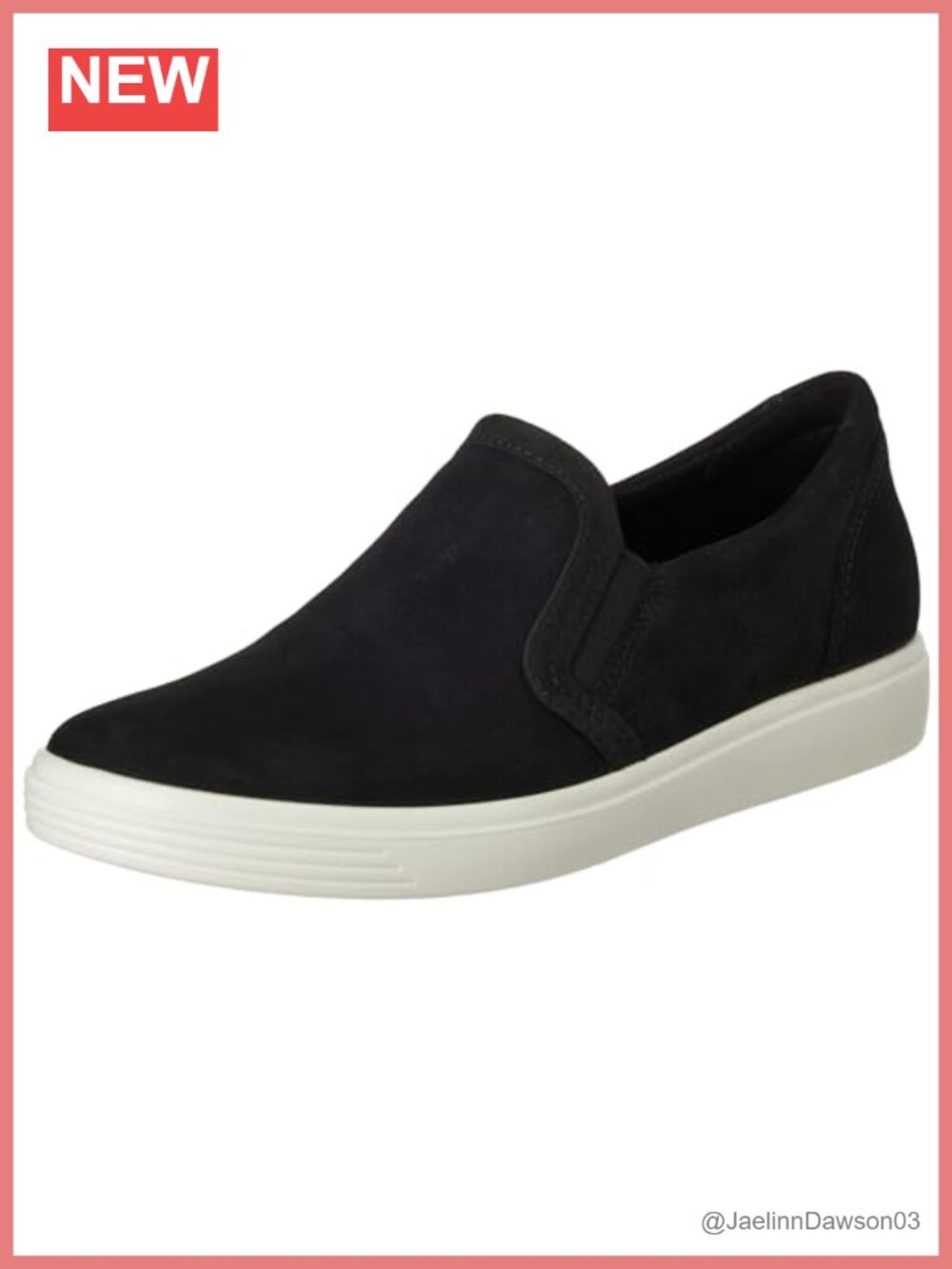 ECCO Soft Classic Slip-On Women's Leather Loafers with Elastic Insets
